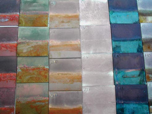 Testing Japanese Patina Solutions