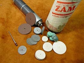 Slabbing, Shaping, Polishing Turquoise Cabs Using Foredom Handpiece