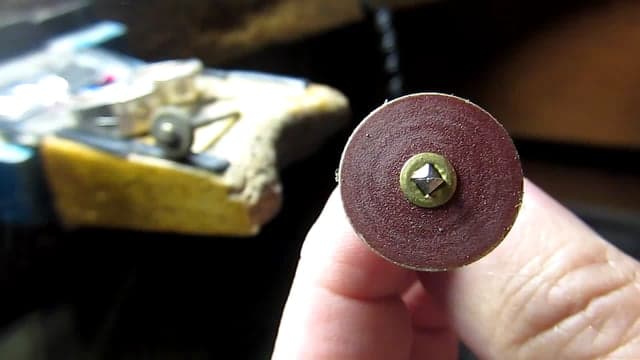 Examining cleaning wheels!