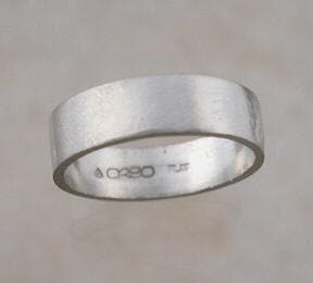 Finishing the Inside of a Platinum Ring