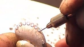 Tiffany Inspired Hollow Chain and Stone Set Heart Pendant  Part 3