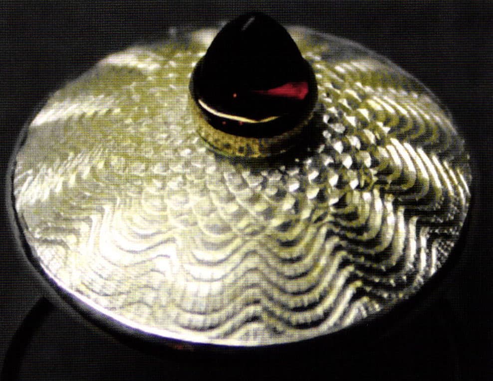 Engine Turned Fine Silver for Basse Taille